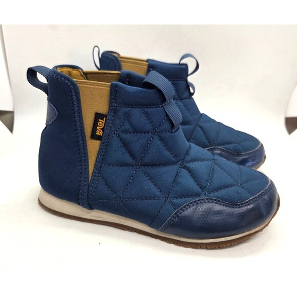 Teva Other - Teva Ember Mid Blue Quilted Slip-On Shoes 13 Rubber Soles boys kids